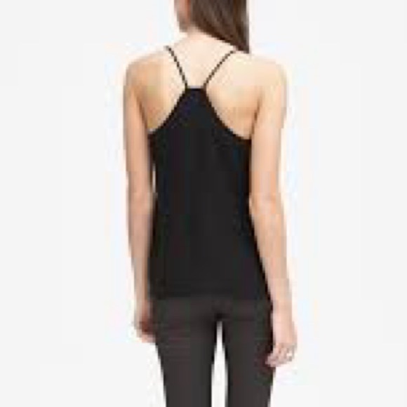 SOLD Banana Republic Black Racerback Camisole Spaghetti Strap Casual Lounge M - Picture 10 of 10